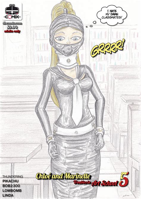 Chloe & Marinette Troubles in Art School 4 .